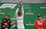 Le pilote Mercedes Lewis Hamilton vainqueur du GP du Brésil sur le circuit Interlagos de Sao Paulo, le 11 novembre 2018