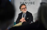 L'intellectuel américain Rod Dreher, lors d'une table ronde le 3 juillet 2025 à Budapest