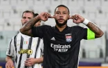 L'attaquant néerlandais de Lyon, Memphis Depay, buteur lors du 8e de finale retour de la Ligue des champions face à la Juventus, à Turin, le 7 août 2020