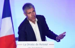 Le président du parti Les Republicains (LR) Laurent Wauquiez prononce un discours le 20 novembre 2017 à Paris