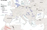 Le réseau de gazoducs en Europe