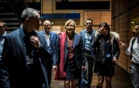 Marine Le Pen à son arrivée aux "Assises présidentielles" le 4 février 2017 à Lyon