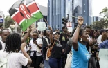 Manifestation contre les projets fiscaux du gouvernement kényan, le 23 juin 2024 à Nairobi