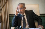 Abdellatif Menouni, un conseiller du roi du Maroc, répond aux questions de l'AFP à son bureau à Rabat, le 26 juillet 2019