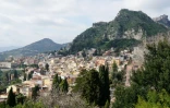 Vue de Taormina depuis le théâtre grec antique 15 février 2017