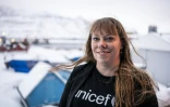 Tina Dam, cheffe de programme à l'Unicef, le 21 janvier 2026 dans la capitale groenlandaise Nuuk