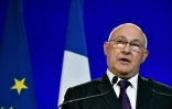 Michel Sapin lors de la cérémonie de passation de pouvoirs le 31 août 2016 à Bercy à Paris