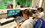 Le studio TV de l'hôpital pour enfants de Nancy, le 16 septembre 2025 à Vandoeuvre-lès-Nancy, en  Meurthe-et-Moselle
