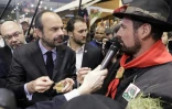 Edouard Philippe au 55e Salon de l'Agriculture à la Porte de Versailles à Paris le 27 février 2018