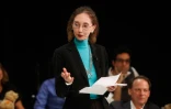 L'écrivaine américaine Joyce Carol Oates à New York le 11 octobre 2014