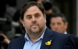 Le vice-président catalan destitué Oriol Junqueras, un des dix dirigeants indépendantistes incarcérés, lors de son arrivée au tribunal le 2 novembre 2017