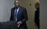 L'ex-président ivoirien Laurent Gbagbo arrive au tribunal de La Haye lors de son procès pour crimes contre l'humanité, le 26 janvier 2016