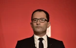 Benoît Hamon à la Mutualité, le 23 avril 2017 à Paris