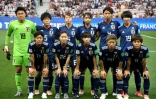 L'équipe du Japon avant le match de phase de groupes du Mondial face à l'Angleterre, à Nice, le 19 juin 2019