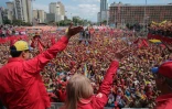Le président Nicolas Maduro s'adresse à ses partisans le 2 février 2019 à Caracas