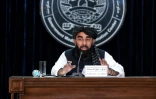 le principal porte-parole du gouvernement taliban, Zabihullah Mujahid, le 3 juillet 2024 à Kaboul, en Afghanistan