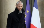 Le ministre de la Culture Franck Riester à la sortie de l'Elysée, le 19 février 2020 à Paris