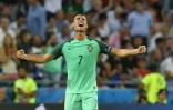 Cristiano Ronaldo lors de la demie-finale de l'Euro-2016 le 6 juillet 2016 à Lyon
