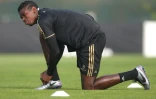 Le milieu de la Juventus Paul Pogba lors d'une séance d'entraînement, le 20 octobre 2015 à Vinovo