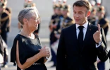 Emmanuel Macron et Elisabeth Borne à Paris, le 14 juillet 2023