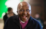 Le prix Nobel de la paix Desmond Tutu le 27 avril 2019 au Cap