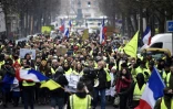 Défilé de "gilets jaunes", le 29 décembre 2018 à Lille