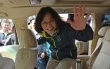 L'opposante Tsai Ing-wen en campagne présidentielle dans le sud de Taiwan, le 10 janvier 2016