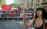 Manifestation pour la défense de la diversité et contre le président argentin ultralibéral Javier Milei, le 1er février 2025 à Buenos Aires 