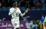 Le milieu rennais Djaoui Cisse, buteur lors de la victoire 4 à 0 de Rennes à Montpellier, le 2 mars 2025, lors de la 24e journée de Ligue 1 