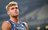 Le décathlonien français Kevin Mayer contraint à l'abandon sur blessure lors des Mondiaux d'athlétisme, le 3 octobre 2019 à Doha