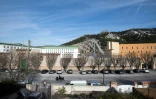 Vue sur la prison marseillaise les Baumettes, le 14 février 2017