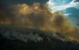 Un feu illégal dans la forêt amazonienne près de Labrea, au Brésil, le 15 septembre 2021