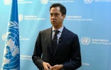 Le représentant de l'ONUDC en Afghanistan, Polleak Ok Serei, lors d'un entretien avec l'AFP à Kaboul, le 28 octobre 2026