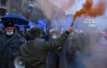 Manifestation pour demander la démission du Premier ministre arménien Nikol Pachinian, le 14 décembre 2020 à Erevan