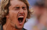 L'Allemand Alexander Zverev vient de retrouver les demi-finales Ă Roland-Garros en battant en quarts l'Argentin Tomas Martin Etcheverry le 7 juin 2023 Ă Paris