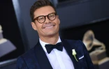 Ryan Seacrest sur le tapis rouge des GRammy Awards Ă New York le 28 janvier 2018