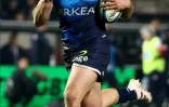 L'ailier de Bordeaux-Bègles Damien Penaud auteur d'un doublé contre les Saracens, le 14 janvier 2024 à Bordeaux