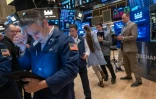 Traders sur le parquet du New York Stock Exchange le 4 avril 2025