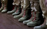Des cadets de "l'Armée des jeunes" participent à une cérémonie pour récompenser l'écolier Ivan pour les dessins, messages et cadeaux qu'il a envoyés aux soldats russes participant à l'action militaire en Ukraine, le 24 janvier 2025 à Istra, au nord-ouest de Moscou