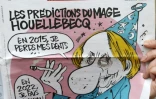 Le dernier numéro de Charlie Hebdo qui se trouvait sur les tables de la salle de rédaction avant l'attaque meurtrière contre l'hebdomadaire satirique, le 7 janvier 2020 à Paris