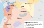 Contrôle des territoires en Syrie
