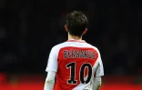 Le milieu de terrain Bernardo Silva lors d'un match face au PSG, le 29 janvier 2017 au Parc des Princes