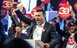 Le Premier ministre macédonien Zoran Zaev à Prilep (centre) le 26 septembre 2018.