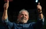 L'ancien président brésilien Luiz Inacio Lula, le 1er mai 2022 à Sao Paulo (Brésil)