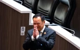 Le chef du parti Bhumjaithai, Anutin Charnvirakul, dans la salle du Parlement à Bangkok, le 5 septembre 2025 en Thaïlande