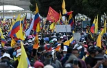 Manifestation indigène à Quito, le 23 juin 2022 en Equateur 
