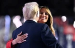 Melania et Donald Trump à Milwaukee, le 18 juillet 2024