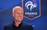 Le sélectionneur des Bleus Didier Deschamps lors d'un point presse en marge de l'annonce des joueurs retenus pour l'Euro, le 18 mai 2021 à Boulogne