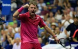 La rage de Stan Wawrinka, vainqueur de Kei Nishikori à l'US Open, le 9 septembre 2016