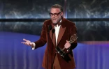 L'acteur Seth Rogen lors des Emmy Awards, le 14 septembre 2025 à Los Angeles